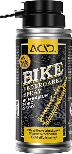 Acid bike suspension fork spray