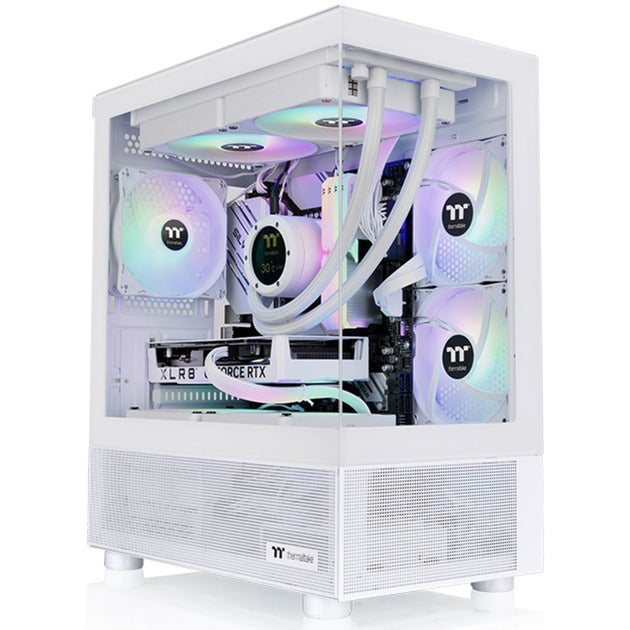 Afbeelding laden in galerijviewer, Thermaltake view 170 tg argb mini tower behuizing (wit | 2x usb-a | rgb | tempered glass)
