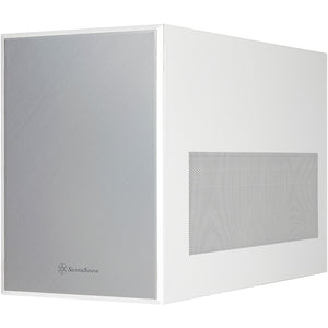 Silverstone sugo 17 mini tower behuizing (wit | 2x usb-a | 1x usb-c)