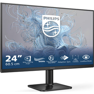 Philips 24e2n1100lb 23.8 monitor (zwart, 1x hdmi, 1x vga)