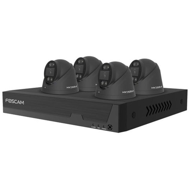 Afbeelding laden in galerijviewer, Foscam poe kit fna108e-t4-2t beveiligingsset beveiligingscamera (zwart)
