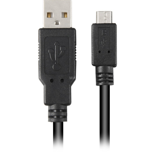 Sharkoon usb-a 2.0 > micro usb-b kabel (zwart, 2 meter)