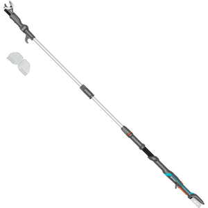 Gardena accu-telescooptakkenschaar highcut 250 18v p4a solo boomschaar (donkergrijs turquoise, accu en oplader niet inbegrepen, power for all alliance)