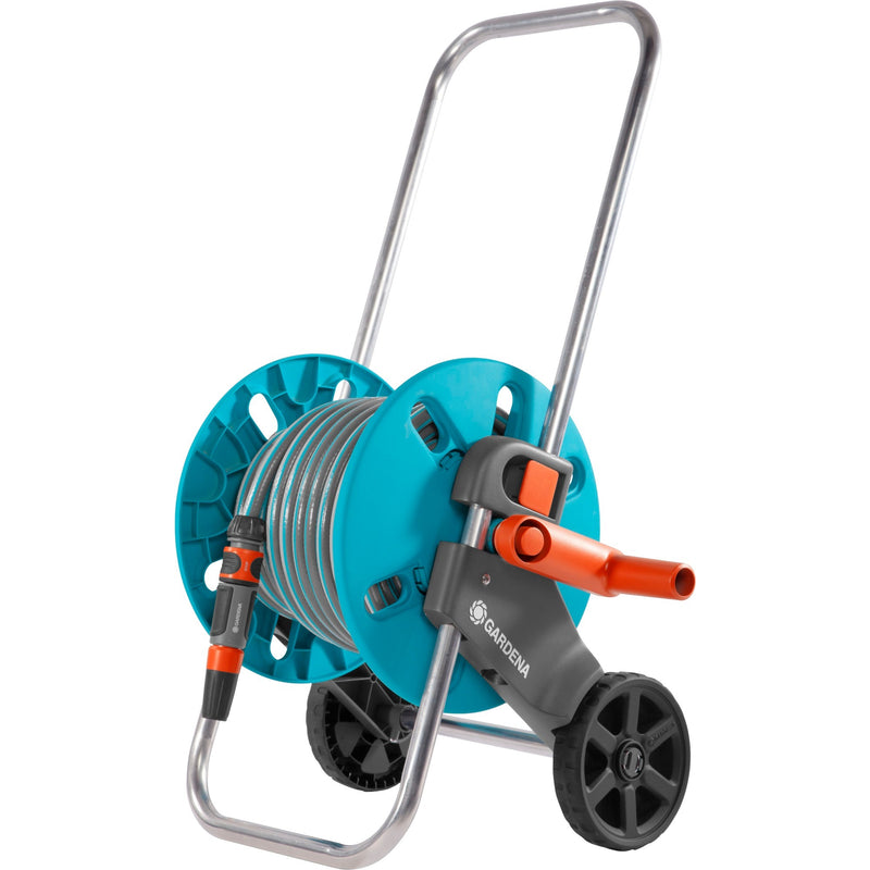 Load image into Gallery viewer, Gardena slangenwagen aquaroll s set (turquoise grijs, 18502-20)
