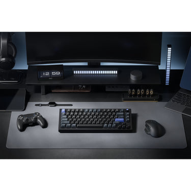 Keychron q1 he 8k magnetic switch keyboard (zwart, us lay-out (qwerty), ultra-fast lime, 75%, rgb, hot swap, 8k)