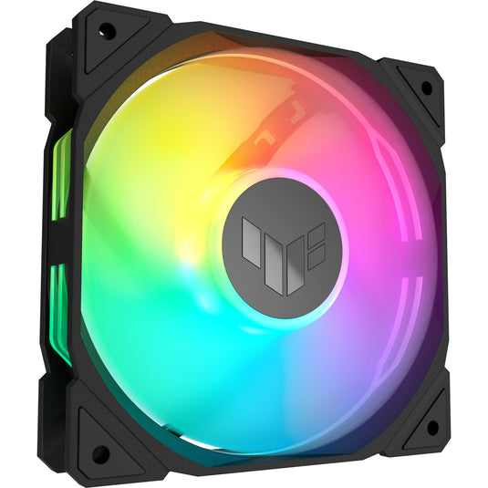 Asus tuf gaming tr120 argb reverse case fans (zwart, 3 stuks, 120 x 120 x 28 mm)