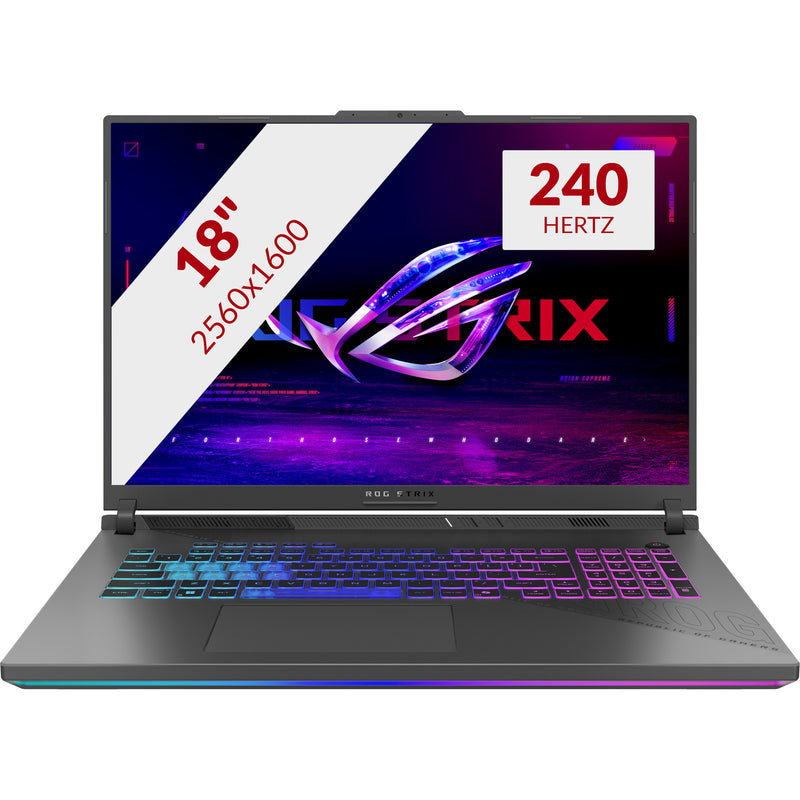 Afbeelding laden in galerijviewer, Asus rog strix g18 g814fp-s9006w 18 gaming laptop (grijs | r9 9955hx | rtx 5070 | 32 gb | 1 tb ssd)
