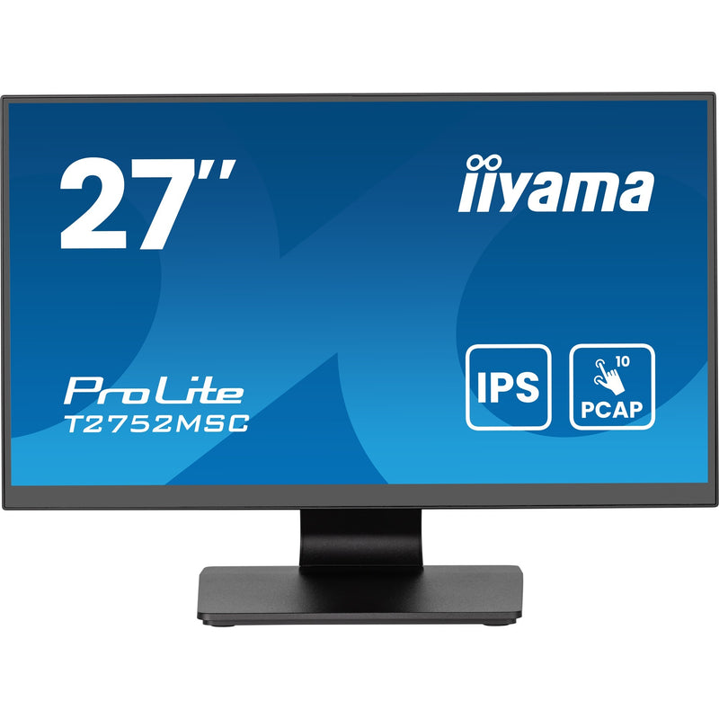 Load image into Gallery viewer, Iiyama prolite t2752msc-b1ag 27 touchscreen monitor (zwart, hdmi, displayport, 2x usb-a, usb-b)

