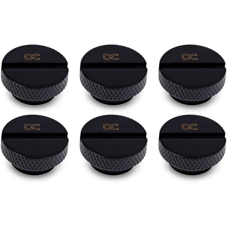 Load image into Gallery viewer, Alphacool eiszapfen screw plug g1 4 verbinding (zwart, 6 stuks)
