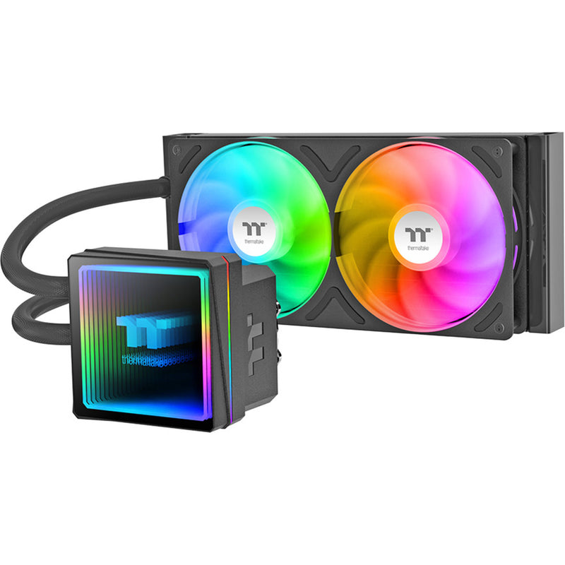 Load image into Gallery viewer, Thermaltake th240-s v3 argb sync aio liquid cooler waterkoeling (zwart)
