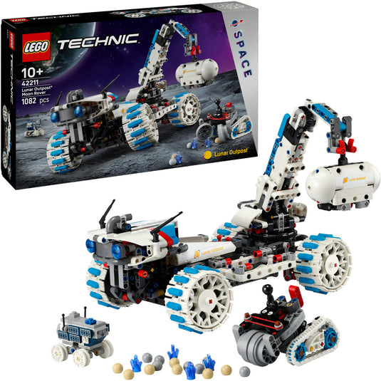 Lego technic - lunar outpost maanrover ruimtevoertuig constructiespeelgoed (42211)