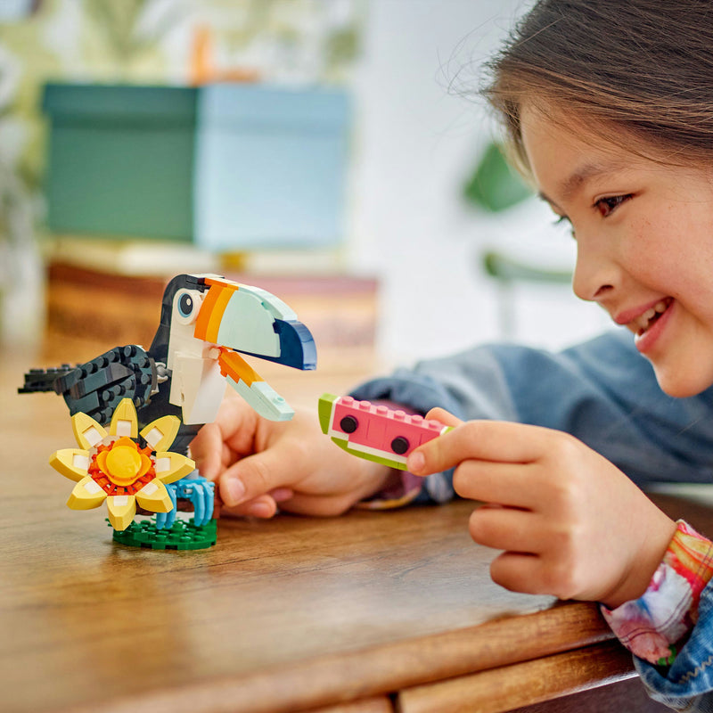 Afbeelding laden in galerijviewer, Lego ® creator 3in1 wilde dieren: tropische toekan - 31173
