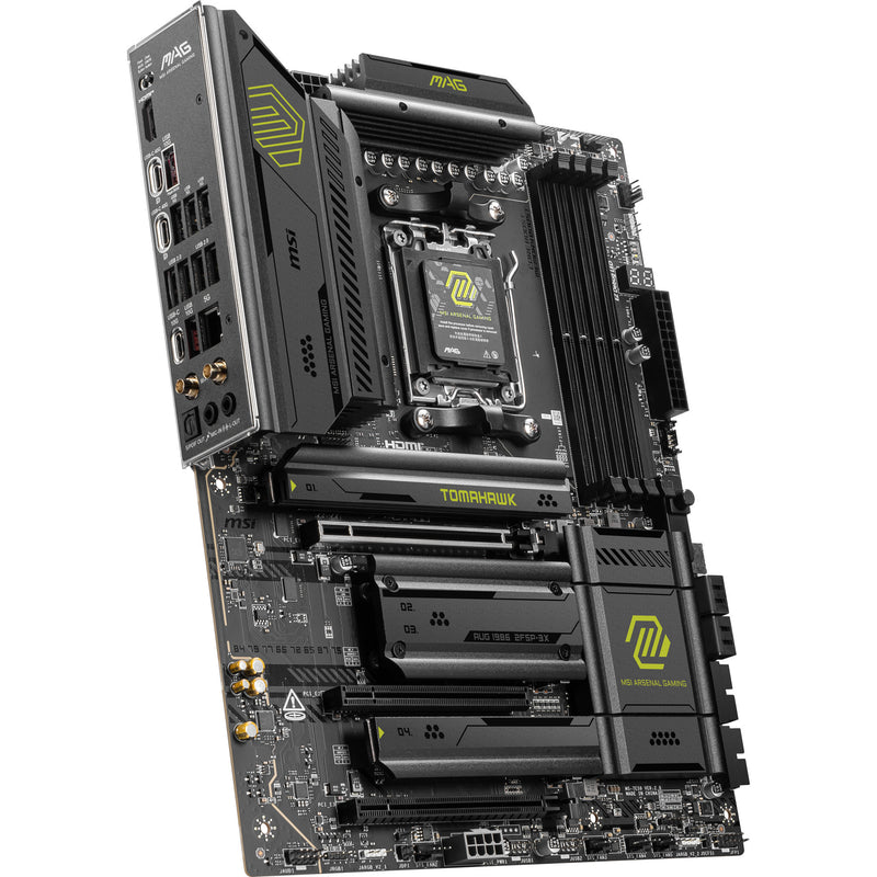 Afbeelding laden in galerijviewer, Msi mag x870e tomahawk wifi socket am5 moederbord (zwart, 5gb-lan, wi-fi 7, bt, sound, atx)
