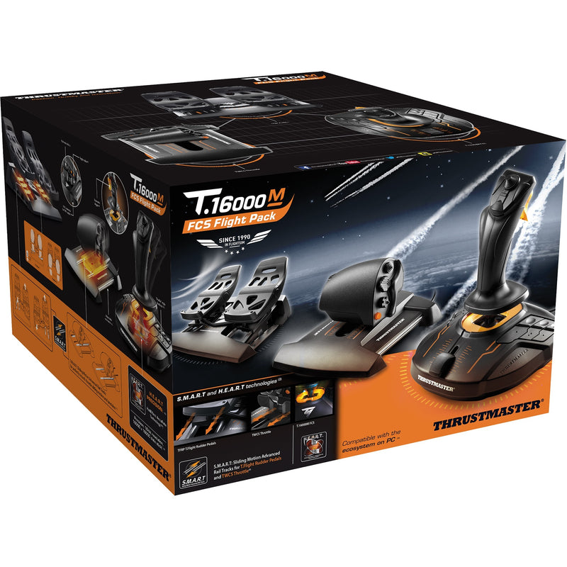 Chargez l'image dans la visionneuse de la galerie, Thrustmaster t.16000m fcs flight pack gaming hotas (zwart, pc)
