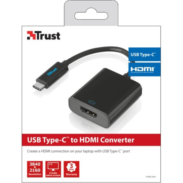 Load image into Gallery viewer, Trust usb type-c - hdmi adapter usb-adapter (zwart, 21011)
