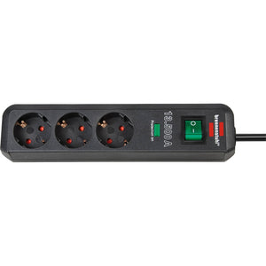 Stekkerdoos brennenstuhl eco-line bn3017 zwart