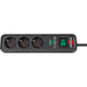 Stekkerdoos brennenstuhl eco-line bn3017 zwart