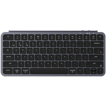 Keychron b1 pro-k1 toetsenbord (grijs, us-international lay-out (qwerty), scissor switches, 75%, abs keycaps, 2.4ghz | bluetooth 5.2 | usb-c)