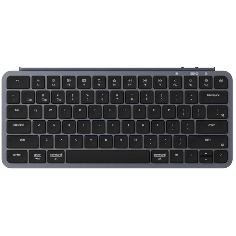 Load image into Gallery viewer, Keychron b1 pro-k1, toetsenbord (grijs zwart, us-international, scissor switches, 75%, abs keycaps, 2.4ghz | bluetooth 5.2 | usb-c)
