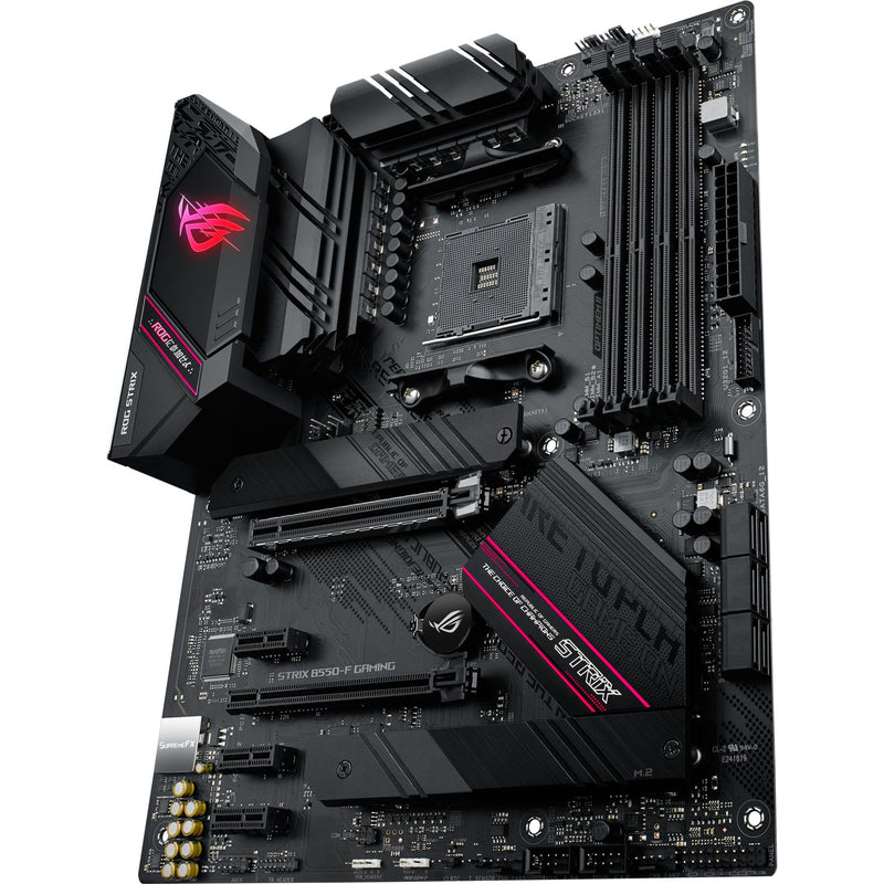 Afbeelding laden in galerijviewer, Asus rog strix b550-f gaming socket am4 moederbord (zwart, raid, 2.5gb-lan, sound, atx)
