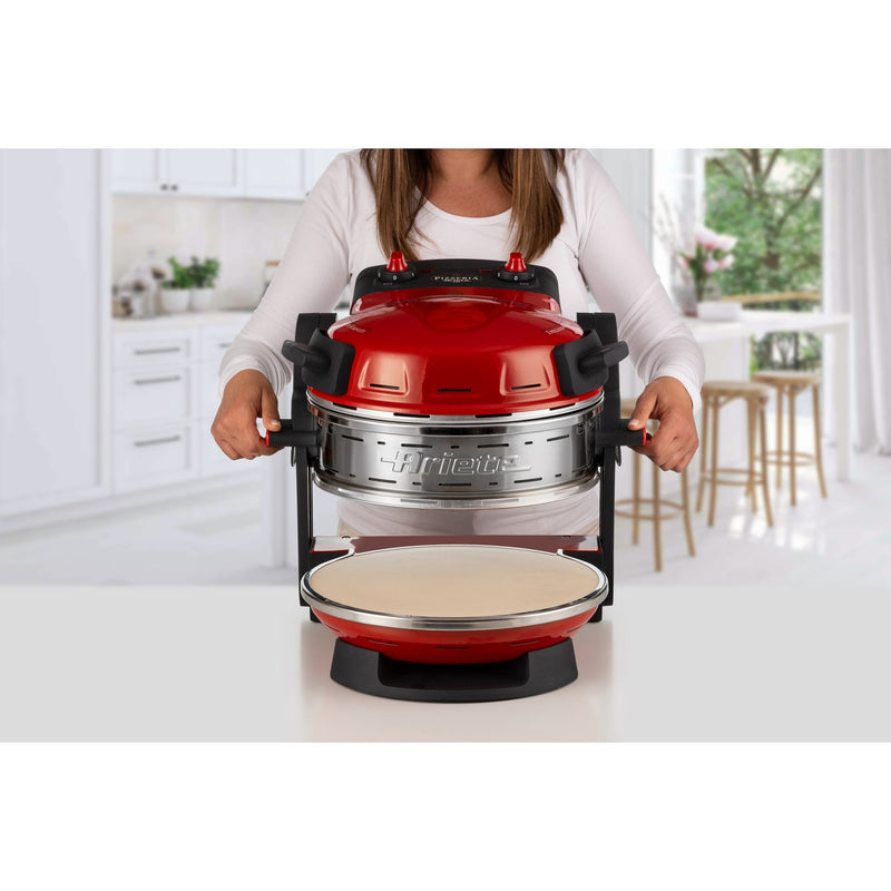 Cargue la imagen en el visor de la galería, Ariete dubbele pizzaoven 0927 00 (rood)
