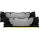 Kingston fury renegade 32 gb ddr4-3600 (2x 16 gb) werkgeheugen (zwart, kf436c16rb12k2 32, xmp 2.0)