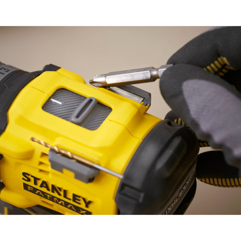 Load image into Gallery viewer, Stanley fatmax v20 18v borstelloze schroefklopboormachine (geel zwart, accu en oplader niet inbegrepen)
