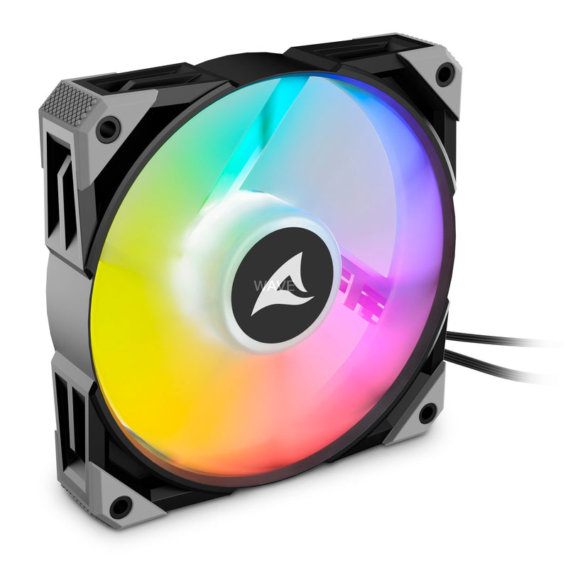 Load image into Gallery viewer, Sharkoon rebel f50 pwm rgb case fan (zwart, 120 x 120 x 25 mm)
