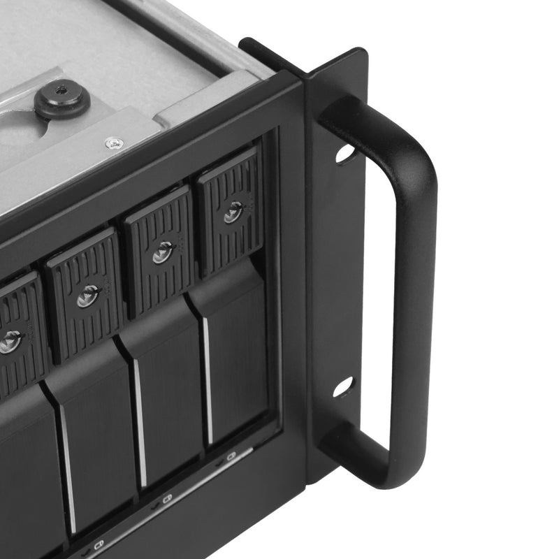 Load image into Gallery viewer, Silverstone rm41-h08 rack behuizing (zwart | 2x usb-a 3.2 (5 gbit s))
