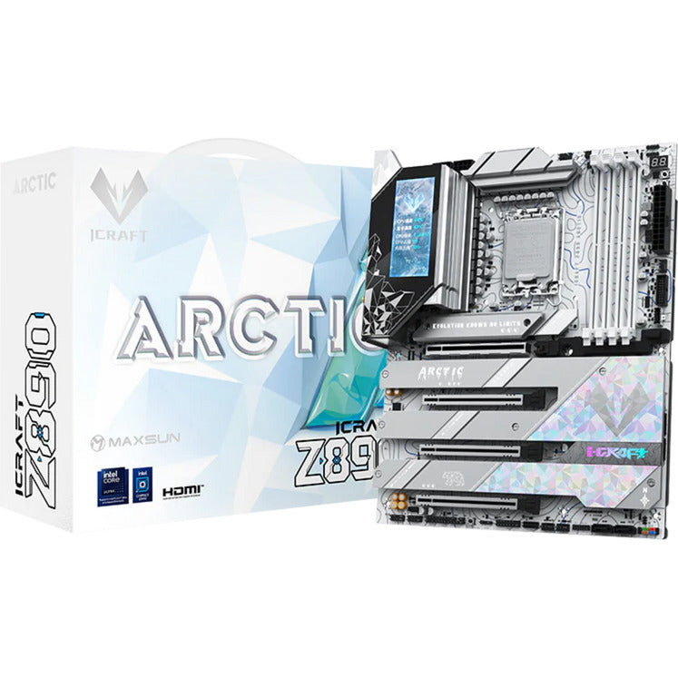 ギャラリービューアに画像をロードする, Maxsun ms-icraft z890 arctic socket 1851 moederbord (wit, raid, 2.5 gb-lan, wlan, bt, sound, atx)
