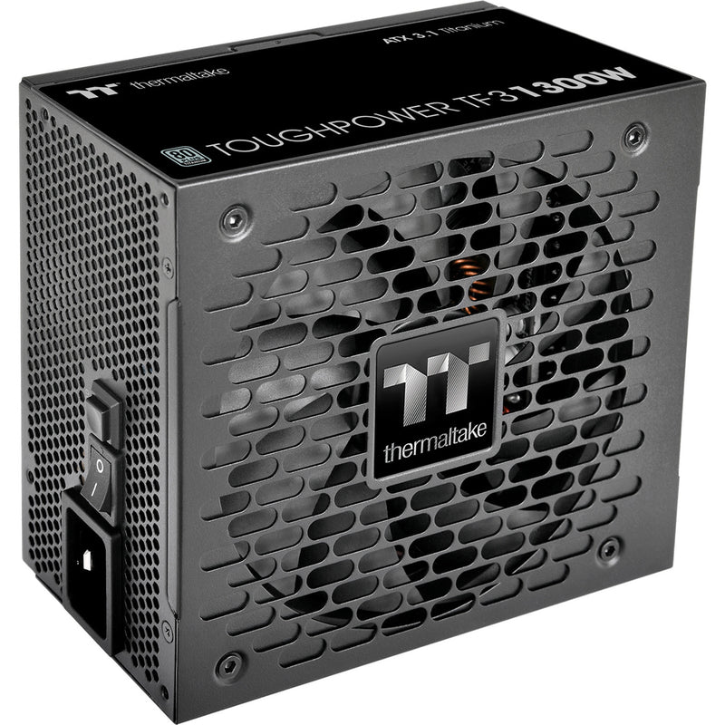 Load image into Gallery viewer, Thermaltake toughpower tf3 modulaire 1300 watt voeding (zwart, 6x pcie)
