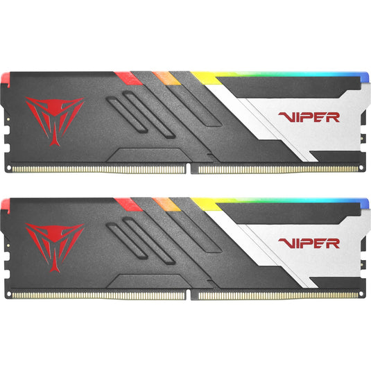 Patriot viper venom rgb 32 gb ddr5-6000 (2x 16 gb) werkgeheugen (zwart, pvvr532g600c30k, xmp 3.0, expo)