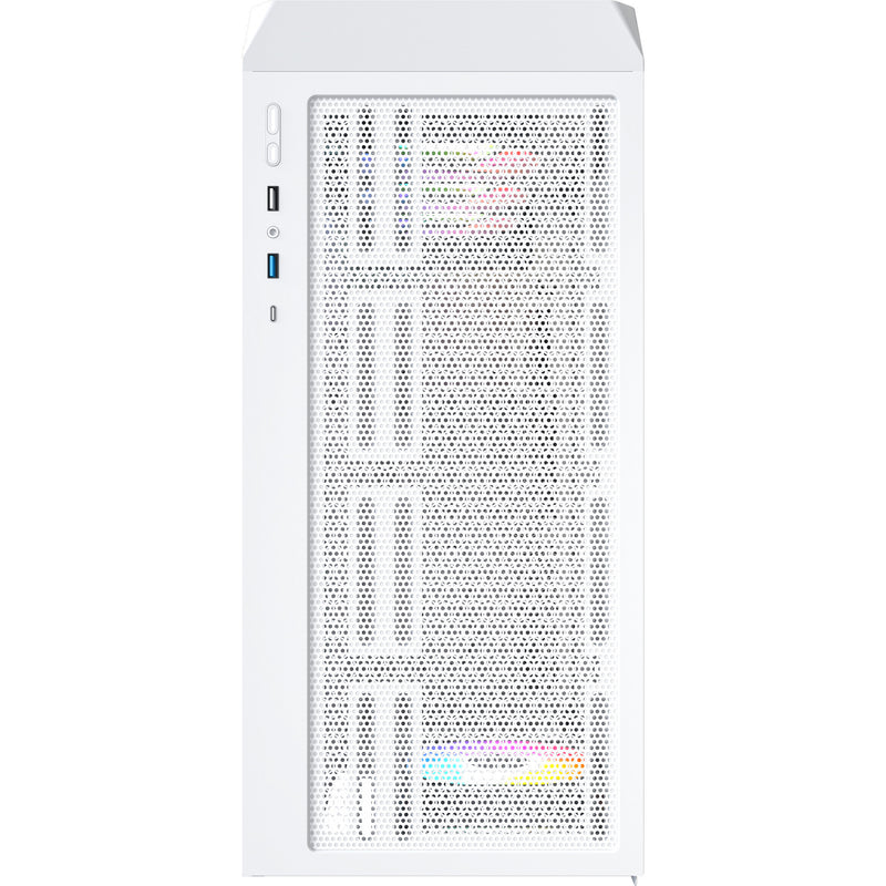 Load image into Gallery viewer, Montech x5 midi tower behuizing (wit | 2x usb-a | 1x usb-c | tempered glass)
