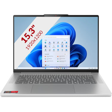 Lenovo ideapad slim 5 15arp10 (83j3004emh) 15.3 laptop (grijs | ryzen 7 7735hs | radeon 680m | 16 gb | 512 gb ssd)