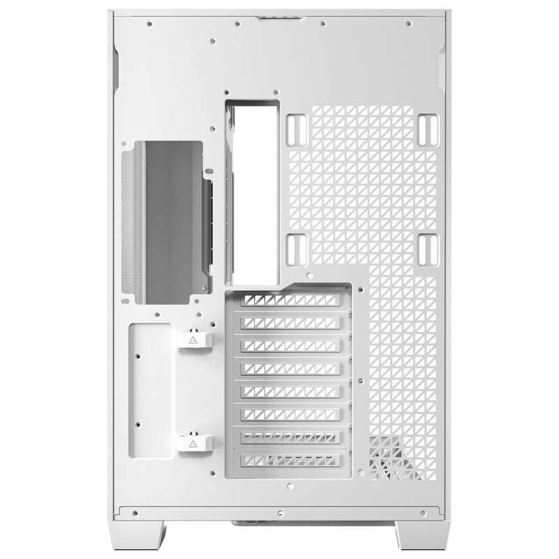 Afbeelding laden in galerijviewer, Antec c8 midi tower behuizing (wit zilver | 2x usb-a | 1x usb-c | tempered glass)
