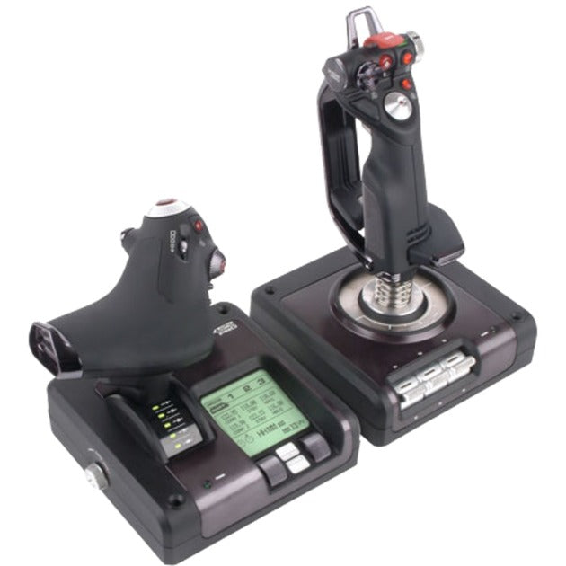 Load image into Gallery viewer, Logitech g saitek x52 pro flight gaming hotas
