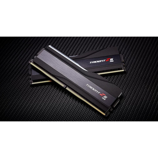 G.skill 32 gb ddr5-7600 (2x 16 gb) kit werkgeheugen (zwart, f5-7600j3646g16gx2-tz5rk, trident z5 rgb, xmp)
