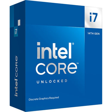 Intel® core i7-14700kf, 3,4 ghz (5,6 ghz turbo boost) socket 1700 processor ( raptor lake-s , unlocked, boxed)
