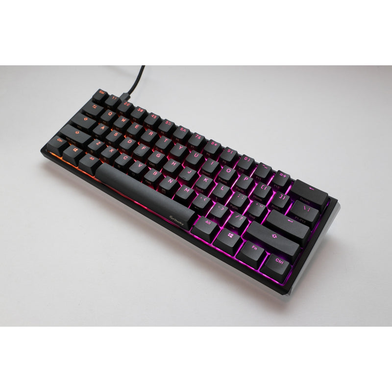 Load image into Gallery viewer, Ducky one 3 classic mini rgb mechanisch toetsenbord (zwart, us lay-out (qwerty), cherry mx silent red, 60%, rgb led, double-shot pbt, hot-swappable, quack mechanics)
