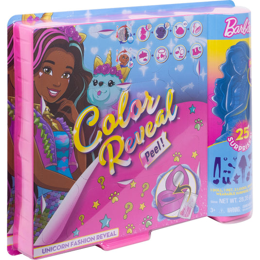 Barbie color reveal - fantasy fashion eenhoorn pop