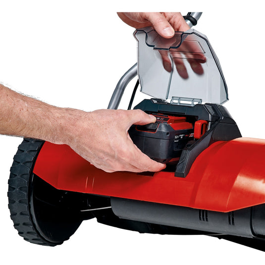 Einhell accu kooimesmaaier ge-hm 18 38 li-solo kooimaaier (rood zwart, accu en oplader niet inbegrepen)