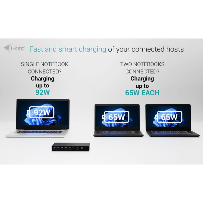 Chargez l'image dans la visionneuse de la galerie, I-tec usb-c kvm dock pro dockingstation (zwart)
