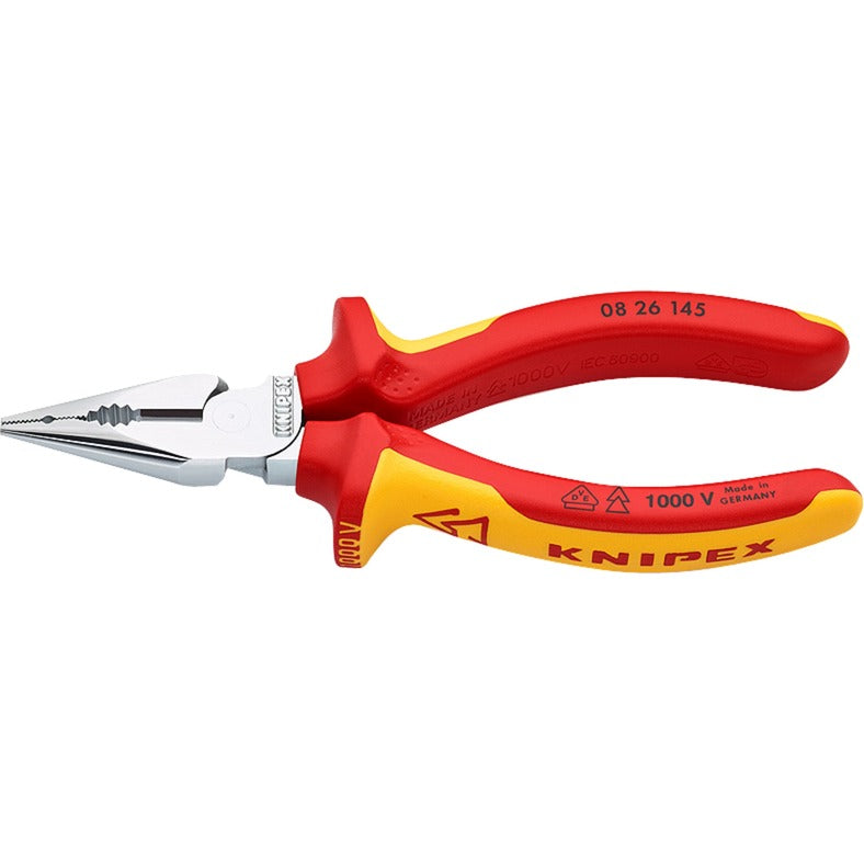 Load image into Gallery viewer, Knipex spitsbek combinatietang vde 0826145 (rood geel, geïsoleerd tot 1000 v)
