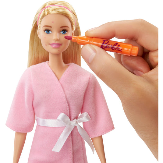 Barbie face mask spa day speelset pop