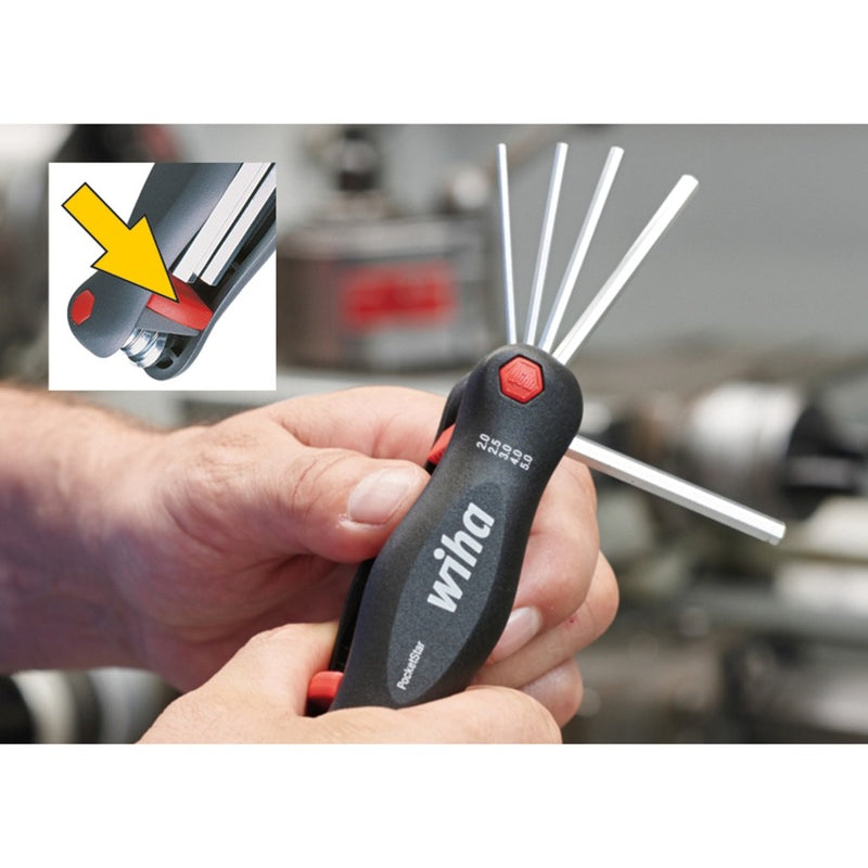 Load image into Gallery viewer, Wiha multitool pocketstar (zwart, 8-delig)
