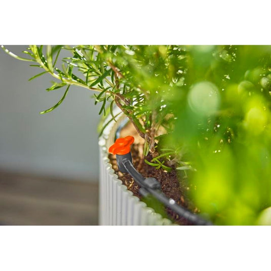 Gardena micro-drip-bewatering balkon set (15 planten) druppelaar (zwart grijs)