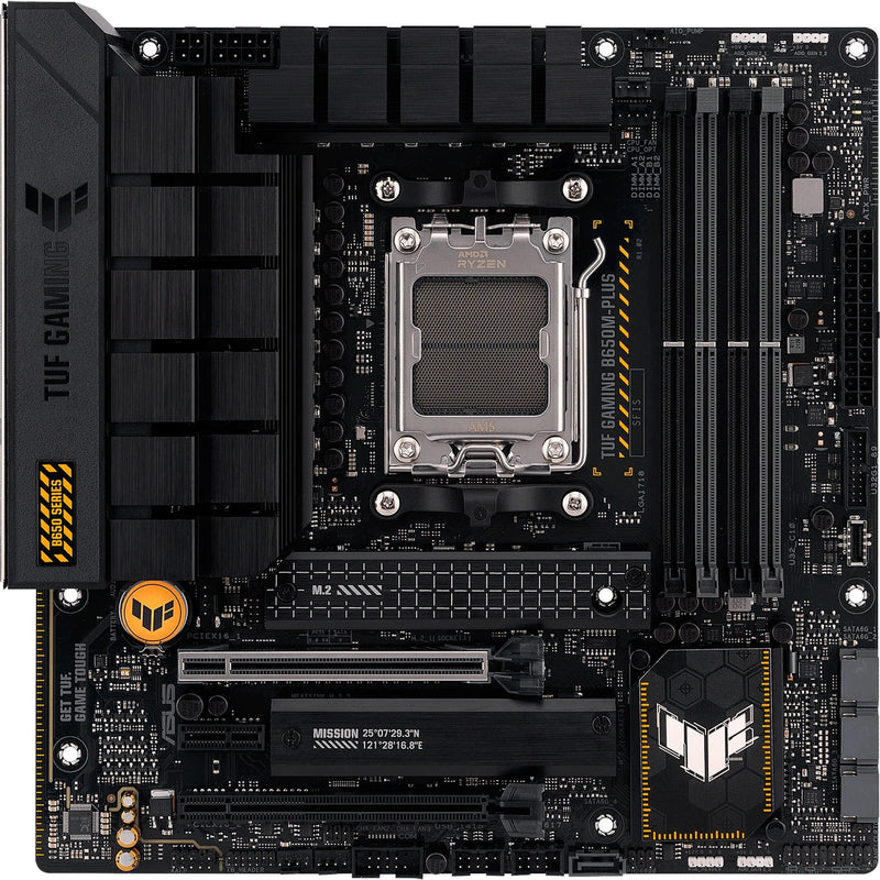 Load image into Gallery viewer, Asus tuf gaming b650m-plus socket am5 moederbord (zwart, raid, 2.5 gb-lan, sound, µatx)
