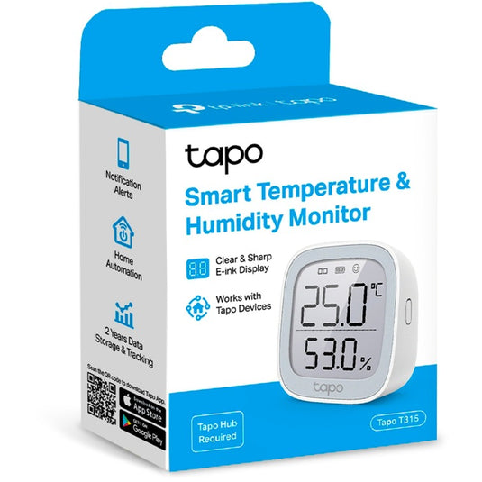Tp-link tapo t315 slimme temperatuur- en vochtigheidsmonitor sensor
