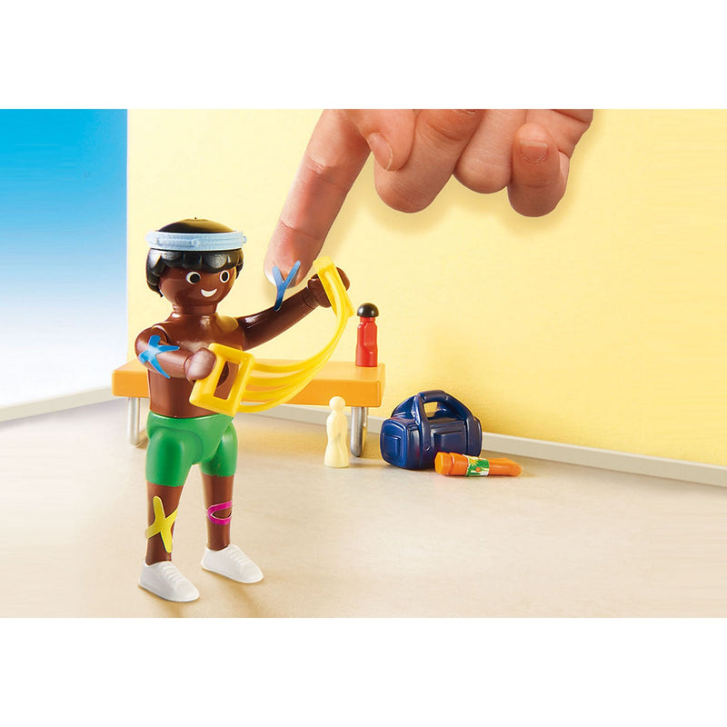 Load image into Gallery viewer, Playmobil city life - praktijk fysiotherapeut constructiespeelgoed (70195)
