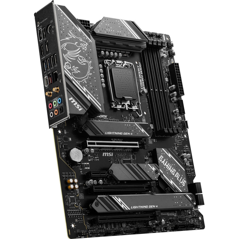 Load image into Gallery viewer, Msi z790 gaming plus wifi socket 1700 moederbord (grijs zwart, raid, 2.5 gb-lan, wi-fi 6e, bt, sound, atx)
